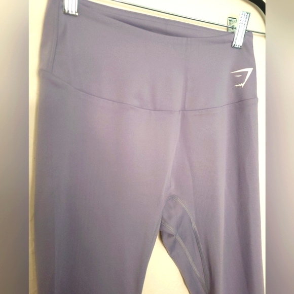 NWT Gymshark Training Cropped Leggings  Light Blue - Picture 5 of 8